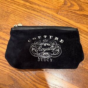 Juicy Couture Black Velvet Cosmetic Case